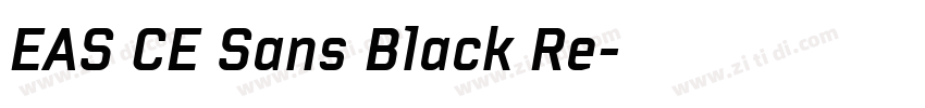 EAS CE Sans Black Re字体转换